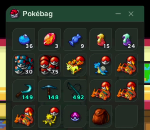 Inventario y mochila