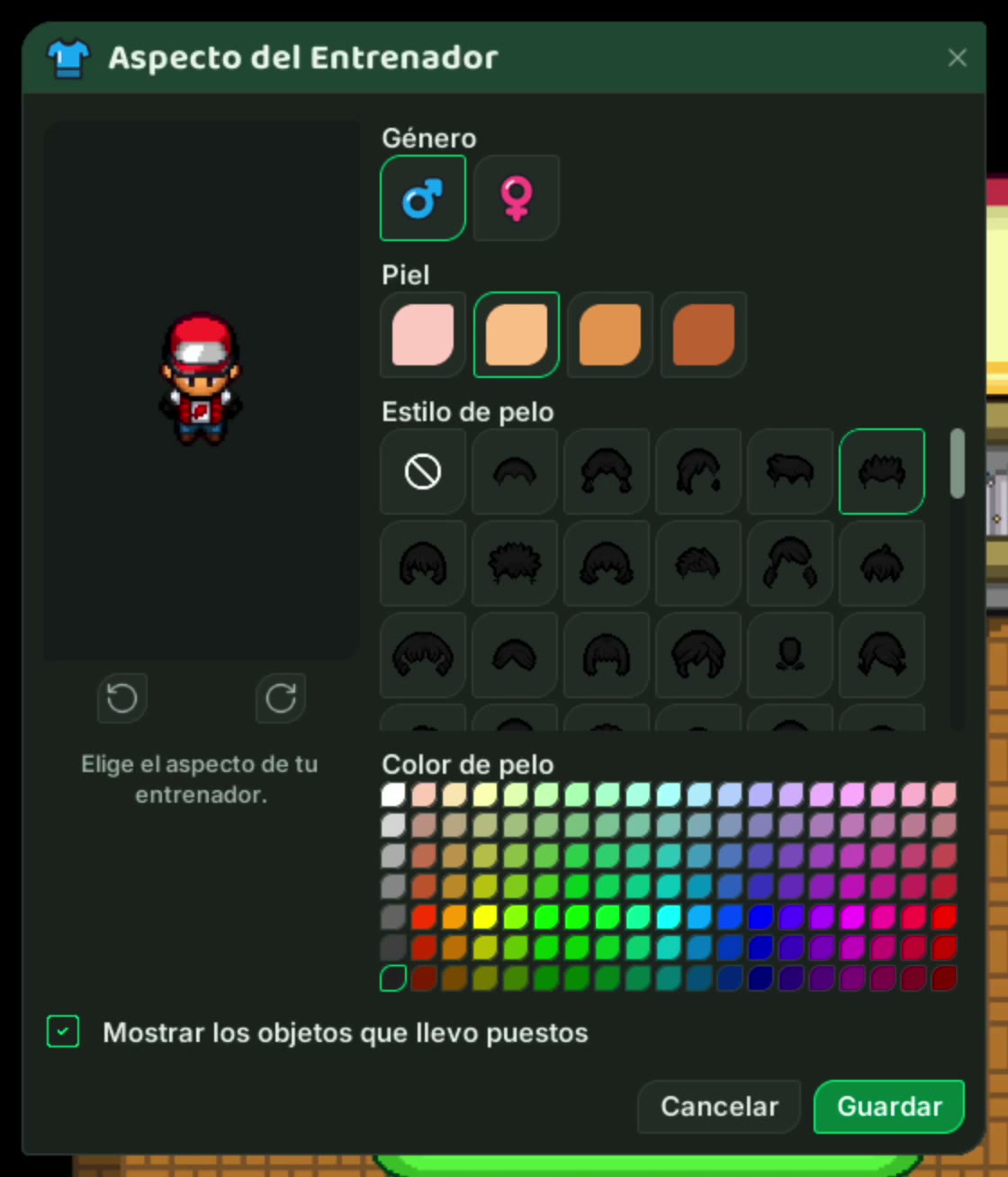 Personaliza a tu entrenador